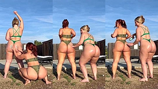sexy girls took time exploring there body outside and bouncing there thick ass for you leaked onlyfans porn Haleigh Cox