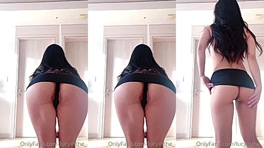 naughty hot babe Lucy Park knows how o tease and leave you wanting for more, ass leaked video