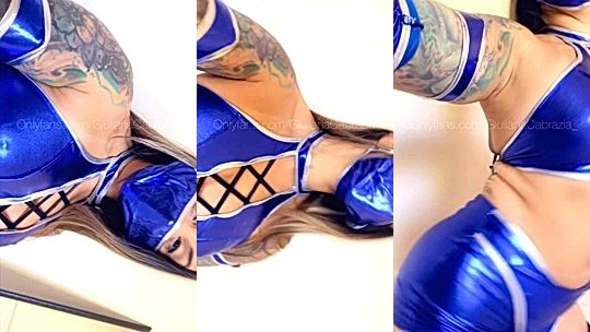 cosplay onlyfans model Giuliana Cabrazia shows her big ass and tits in lingerie