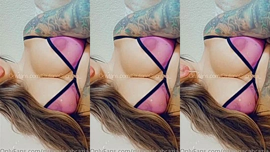 filthy naughty sey hot cunty slut Giuliana Cabrazia play with her wet creamie pussy