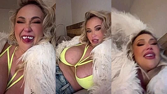 big chestd bombshell put on her most tempting show where she pflaunt her sexy body on cam,leaked video