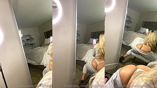 leaked onlyfans bitch Haleigh Cox twerk hard in her favourite position youll love the view leaked onlyfans video
