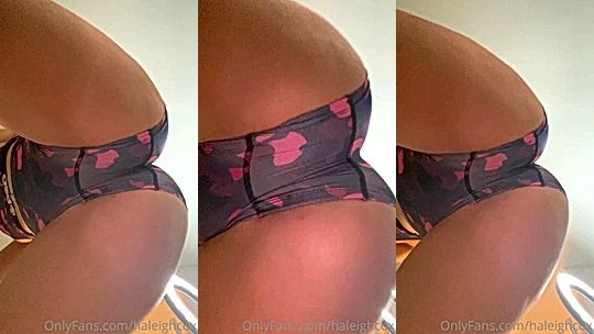 naughty onlyfans model Haleigh Cox shakes her big booty really hard