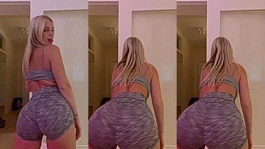 slutty onlyfans whore Alexisshv twerk tease in tight shorts