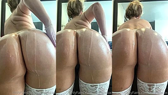 bad girl Haleigh Cox oil twerk her massive cheeks while rubbing for you leaked onlyfans video