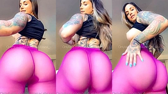 thick queen Giuliana Cabrazia flaunt her curves in a slwo tease that will make you huge cock hard