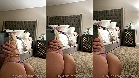 fine busty Haleigh Cox loves when you stare at her in bikini leaked onlyfans video