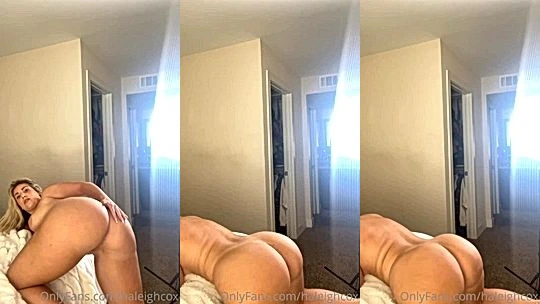 stunning bitch Haleigh Cox strip off and finger her hole tease from behind till she moan soft leaked onlyfans video