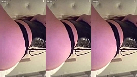 sexy Kelsie Smeby booty tease in sexy lingerie till her pant soak