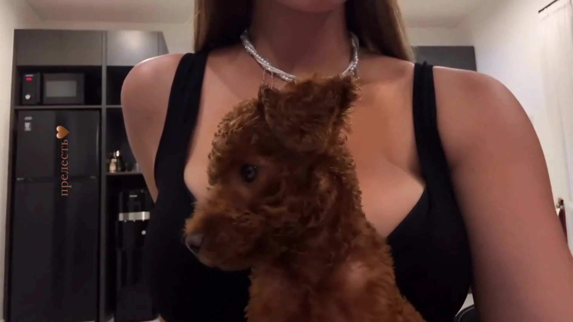 hot russian chick loves to play with her boobs herself