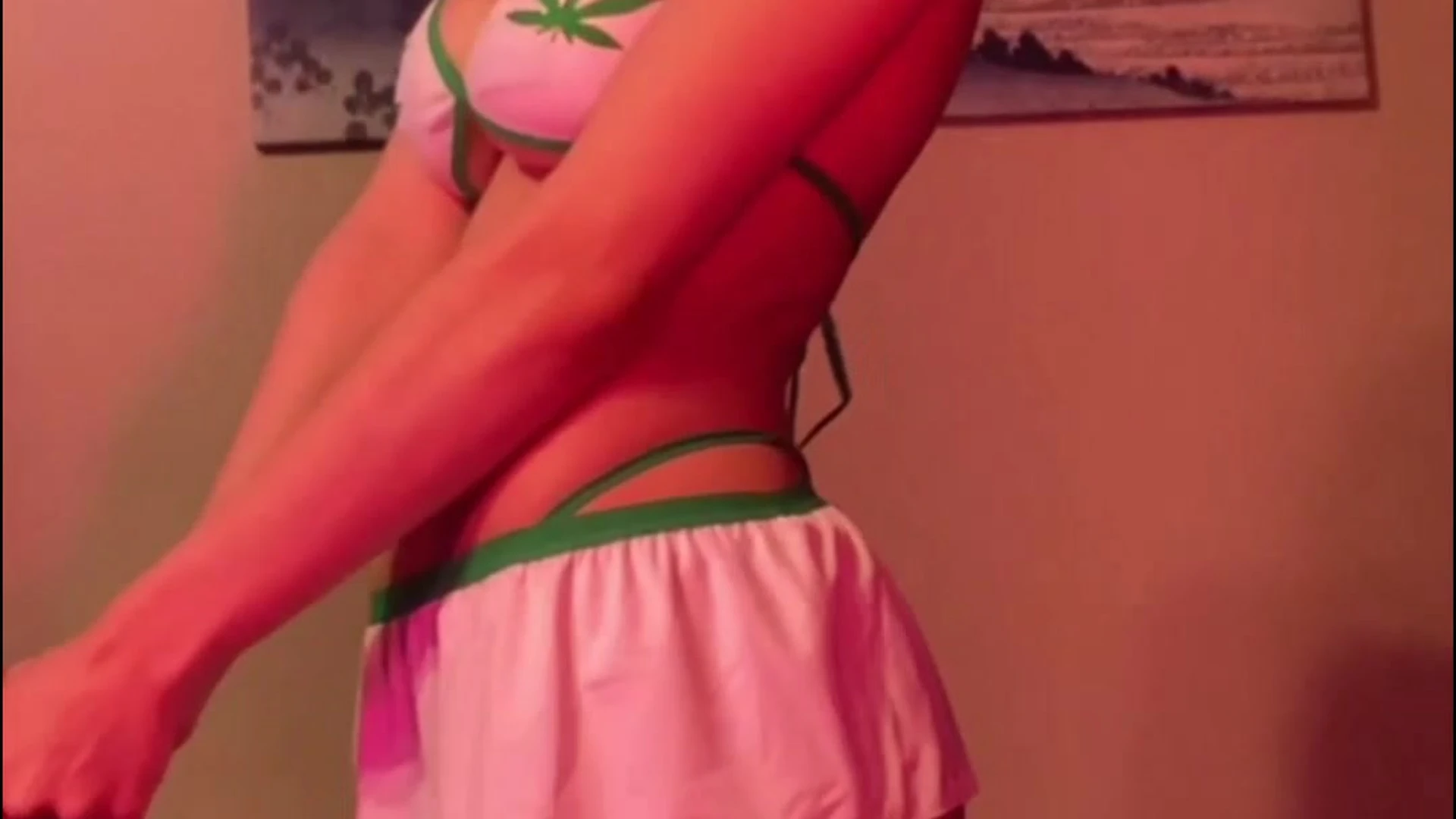 Lilmochidoll is teasing in her sexy lingerie