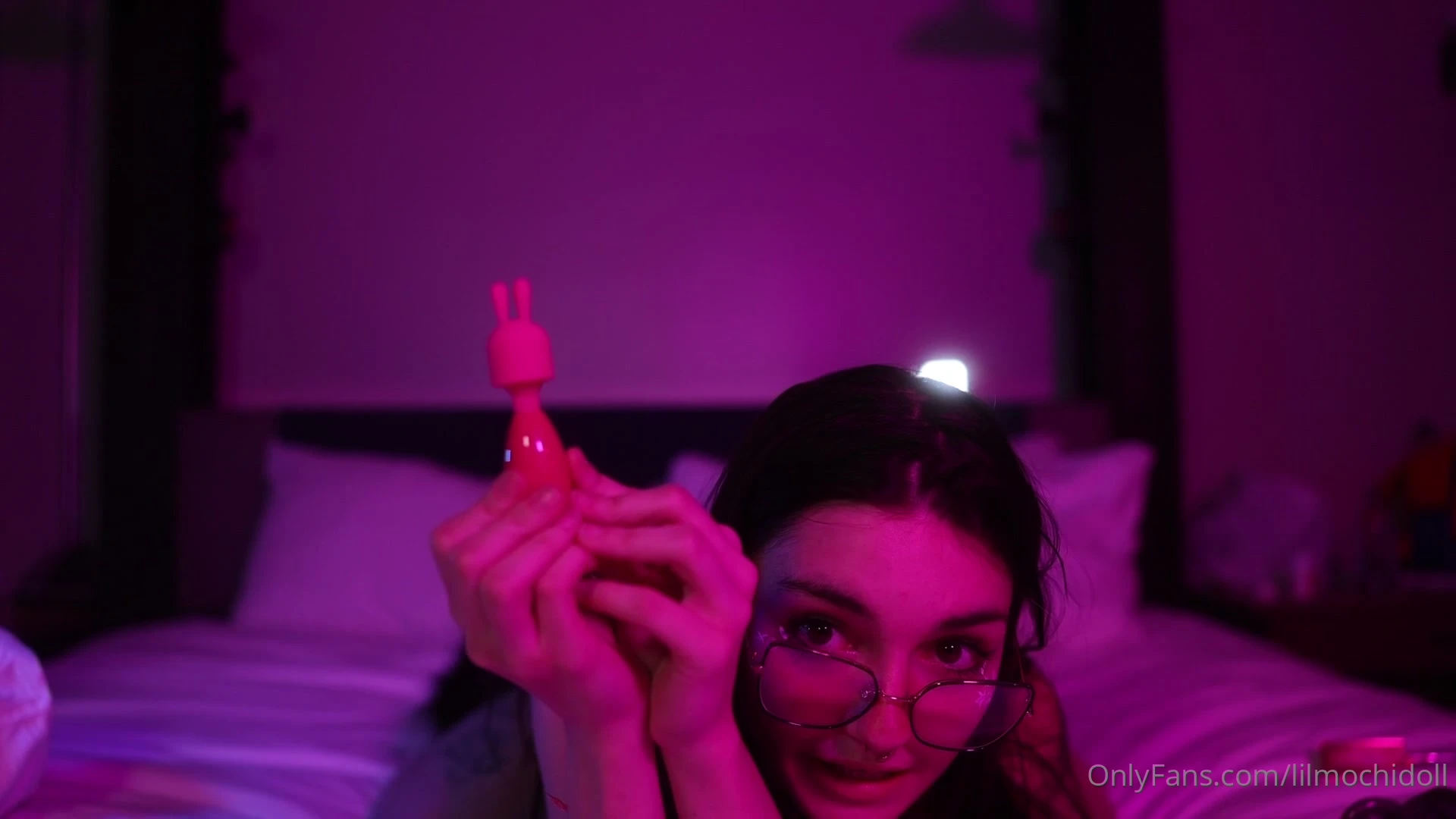 horny onlyfans model Lilmochidoll talks dirty and shows of her new toys collection