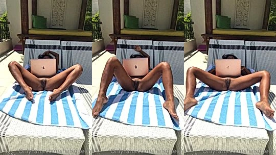 leaked video of onlyans model Tita Sahara spread her legs and shows her wet coochie