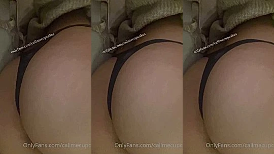 busty asian onlyfans model Callmecupcakes shows her big booty