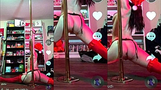 sexy slut Lilmochidoll strip dancing on live for her favorite watcher’s