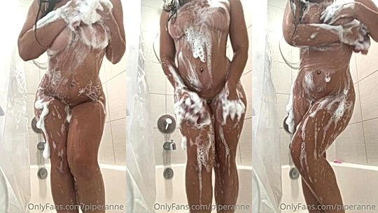 dirty onlyfans slut Piperanne tit play in the shower, join me?