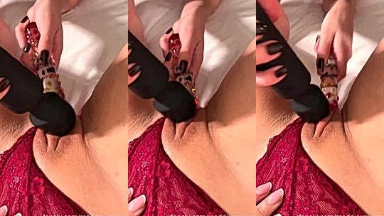 pink pussy MaddiexMyles pussy played with in close up she couldnt close her legs anymore onlyfans leak porn