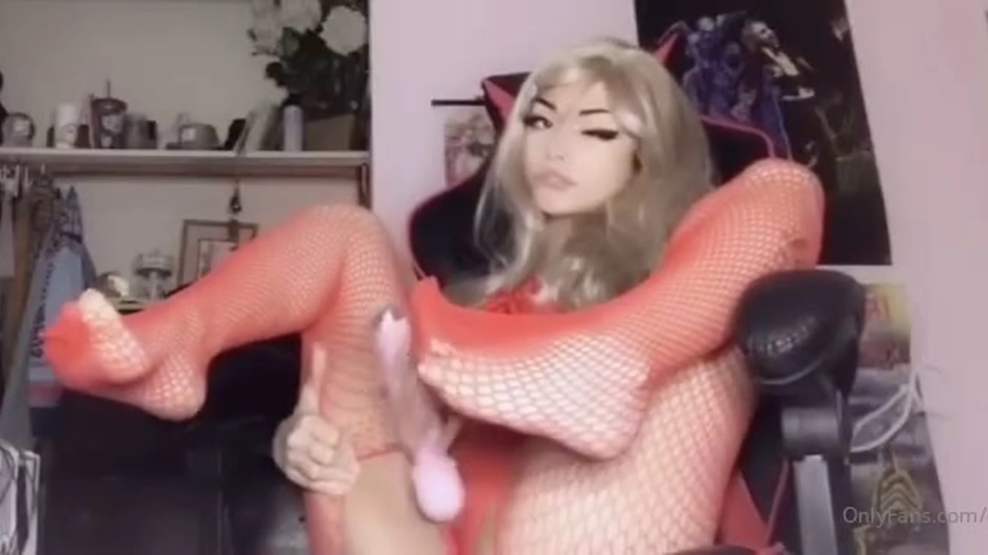 Ehcico cosplay vibrator solo clip